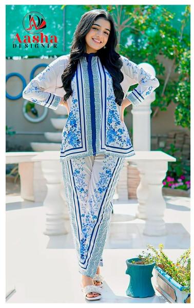 Aasha Turkis vol 11 Catalog pakistani co ord set