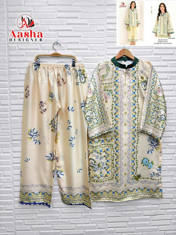Aasha Turkis vol 11 Catalog pakistani co ord set
