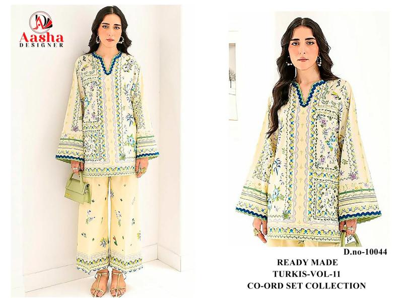 Aasha Turkis vol 11 Catalog pakistani co ord set
