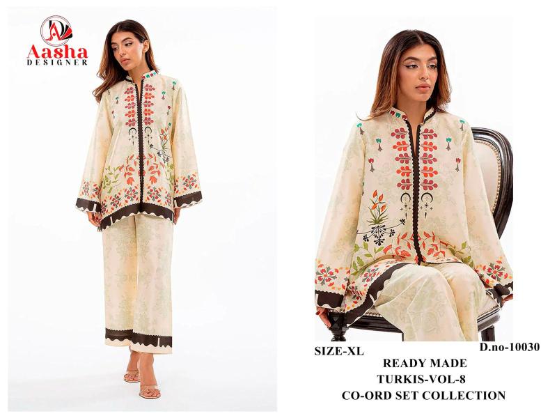 Aasha Turkis vol 8 Catalog wholesale co ords