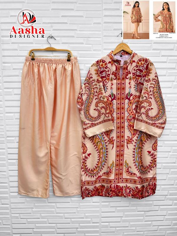 Aasha Turkis vol 9 Catalog indo western cord set