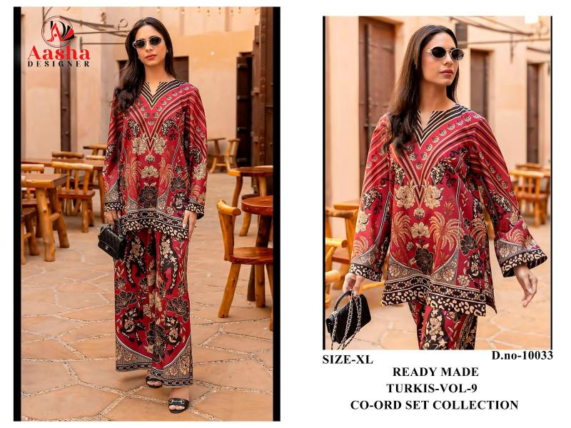 Aasha Turkis vol 9 Catalog indo western cord set