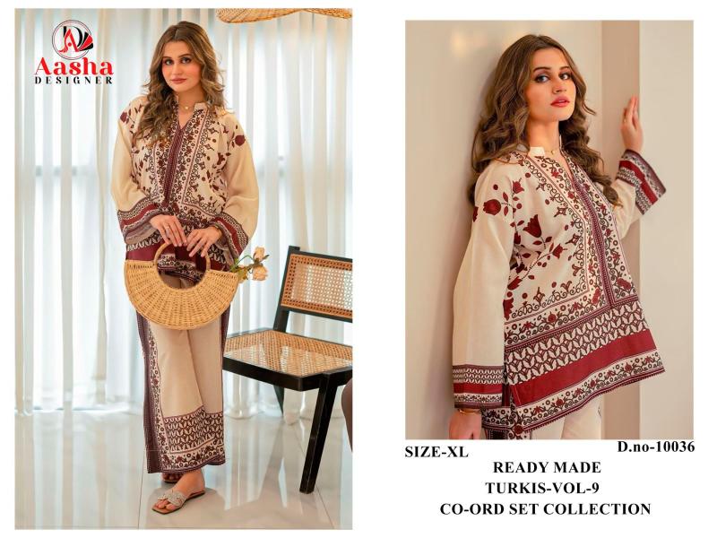 Aasha Turkis vol 9 Catalog indo western cord set