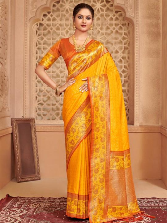 AFREEN by Astita fancy designer BANARASI SILK fabric saree wholesale with Fancy latkan 