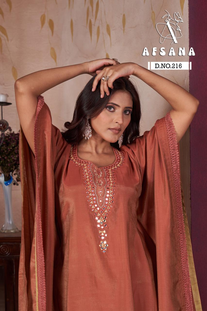 Afsana 216 catalog buy kaftan kurti online india