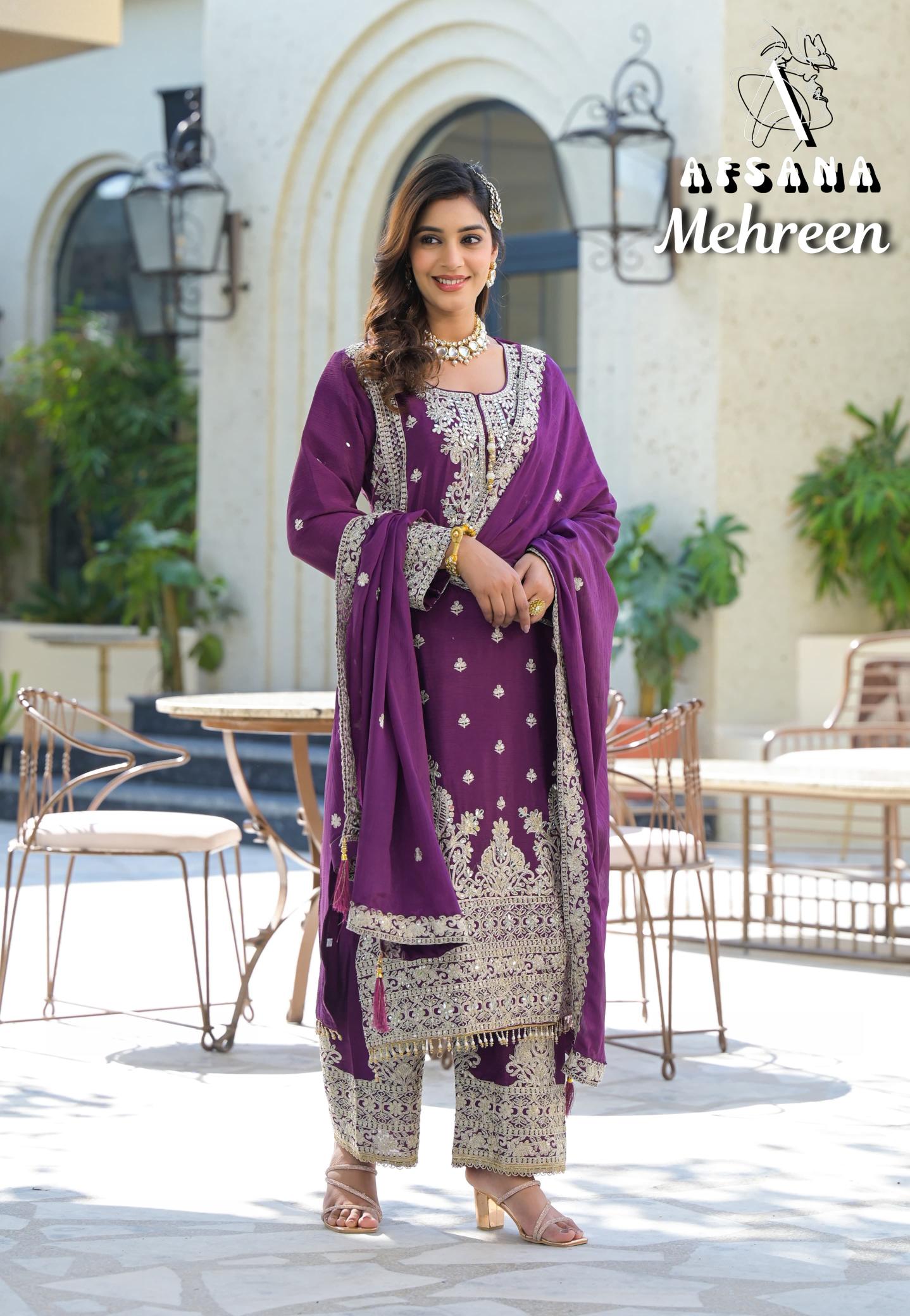 Afsana Mehreen catalog designer salwar kameez wholesale in mumbai