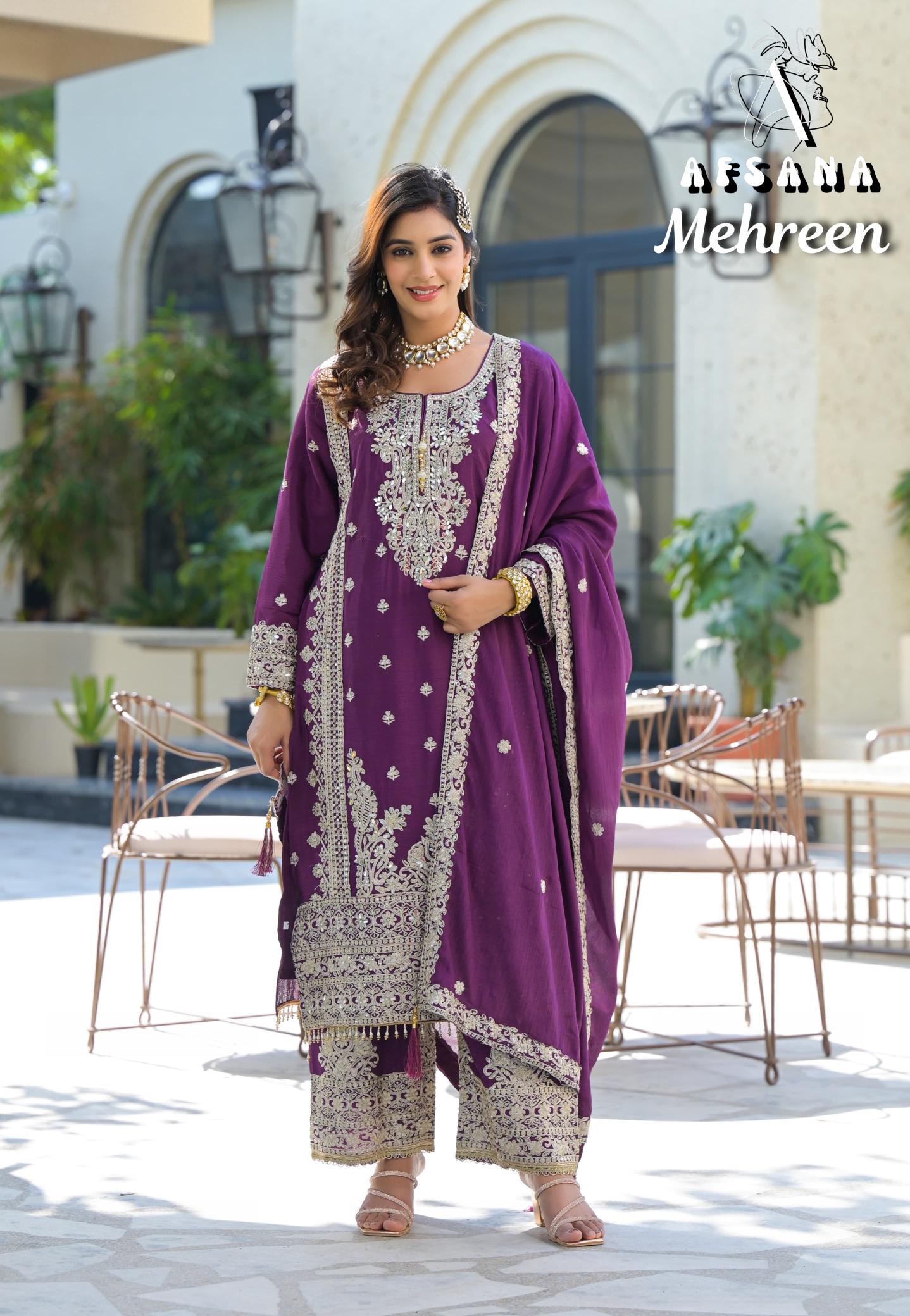 Afsana Mehreen catalog designer salwar kameez wholesale in mumbai