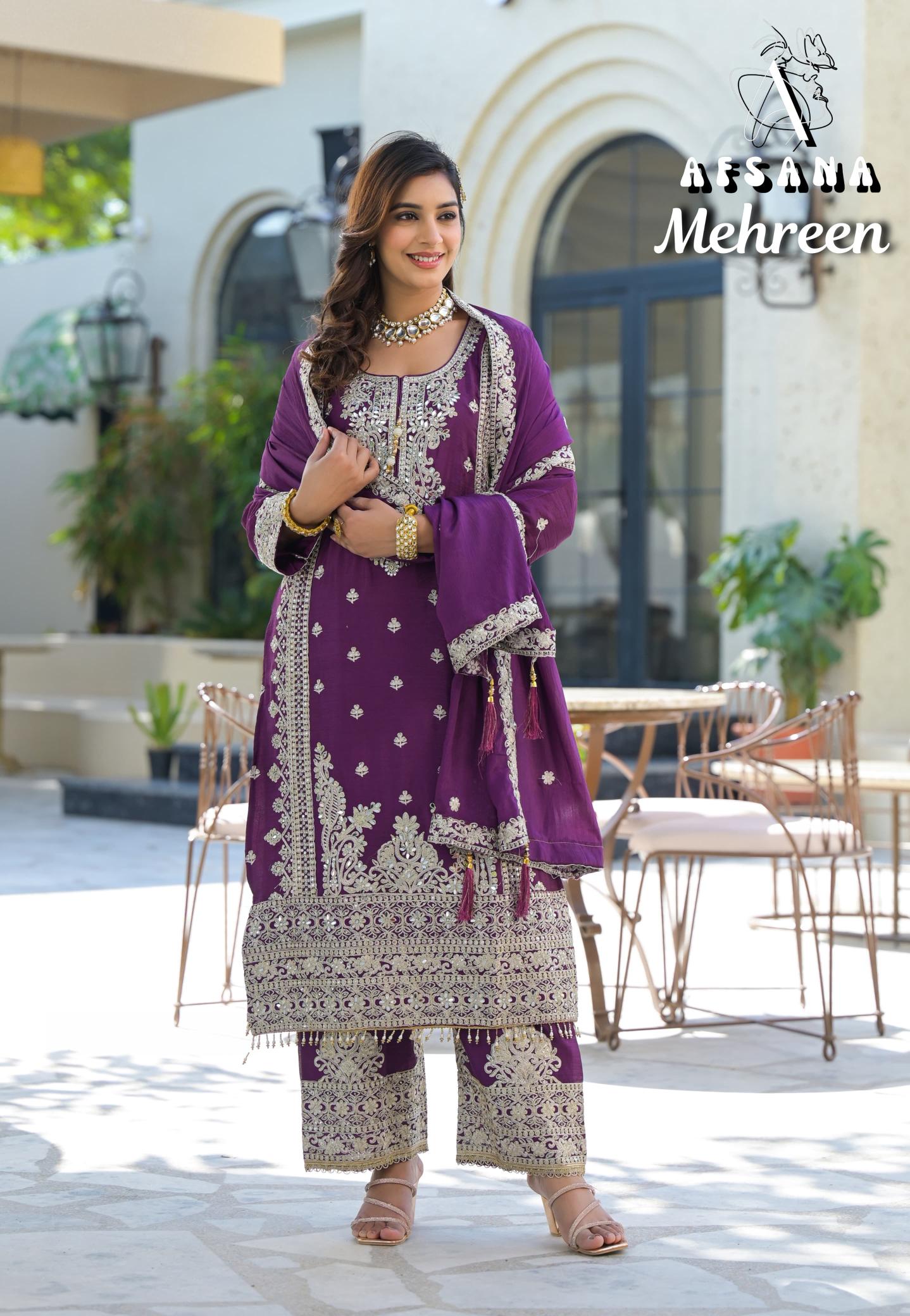 Afsana Mehreen catalog designer salwar kameez wholesale in mumbai