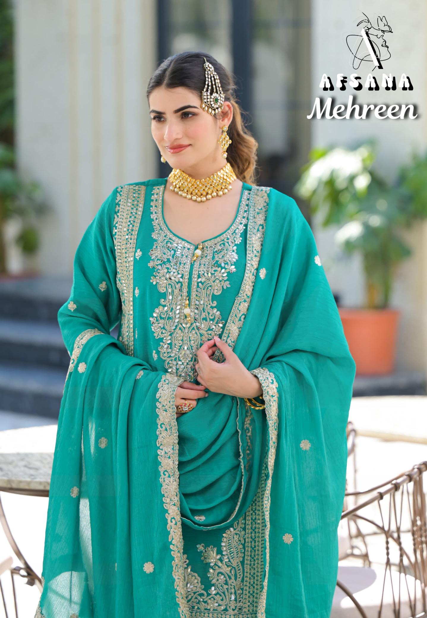 Afsana Mehreen catalog designer salwar kameez wholesale in mumbai