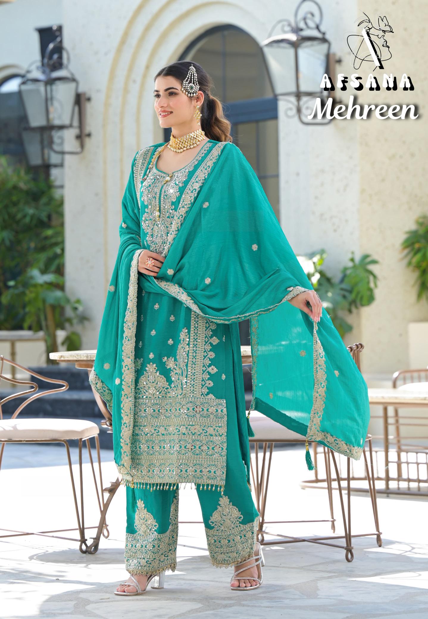 Afsana Mehreen catalog designer salwar kameez wholesale in mumbai