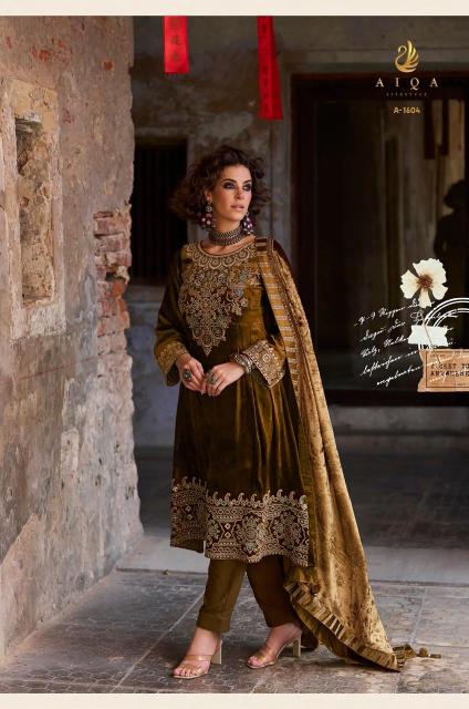 Aiqa Forest Fantasy catalog salwar kameez dress materials wholesale