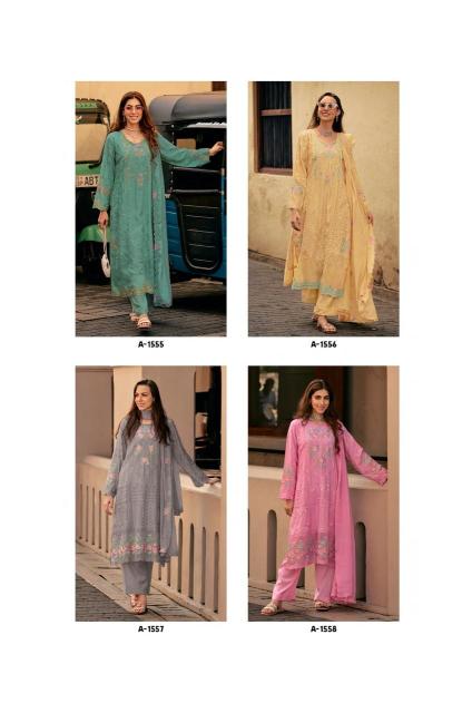 Aiqa Hemline catalog unstitched salwar kameez wholesale market in delhi