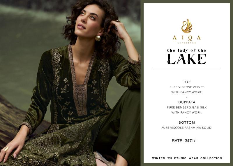 Aiqa The Lady of The Lake catalog unstitched salwar kameez wholesalers in india