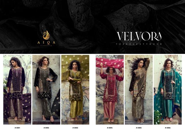 Aiqa Velvora catalog wholesale salwar kameez surat