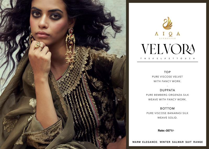 Aiqa Velvora catalog wholesale salwar kameez surat