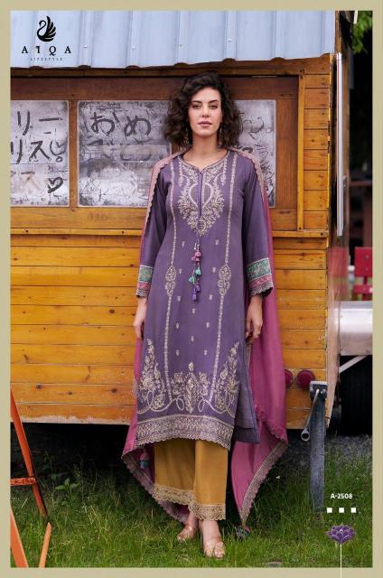 Aiqa Weaves catalog designer salwar kameez wholesale online