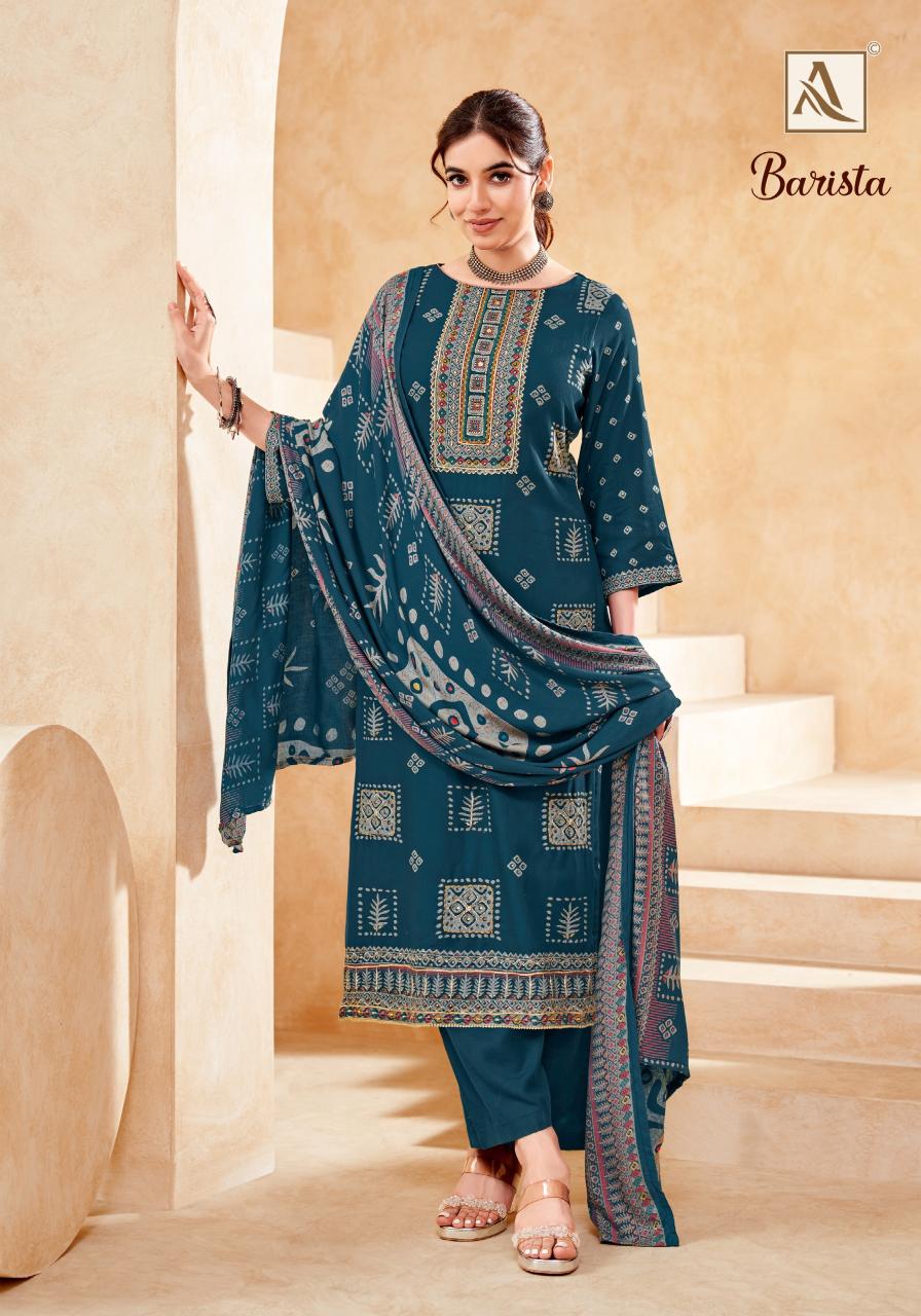 Alok Barista catalog wholesale ladies dress material suppliers in mumbai