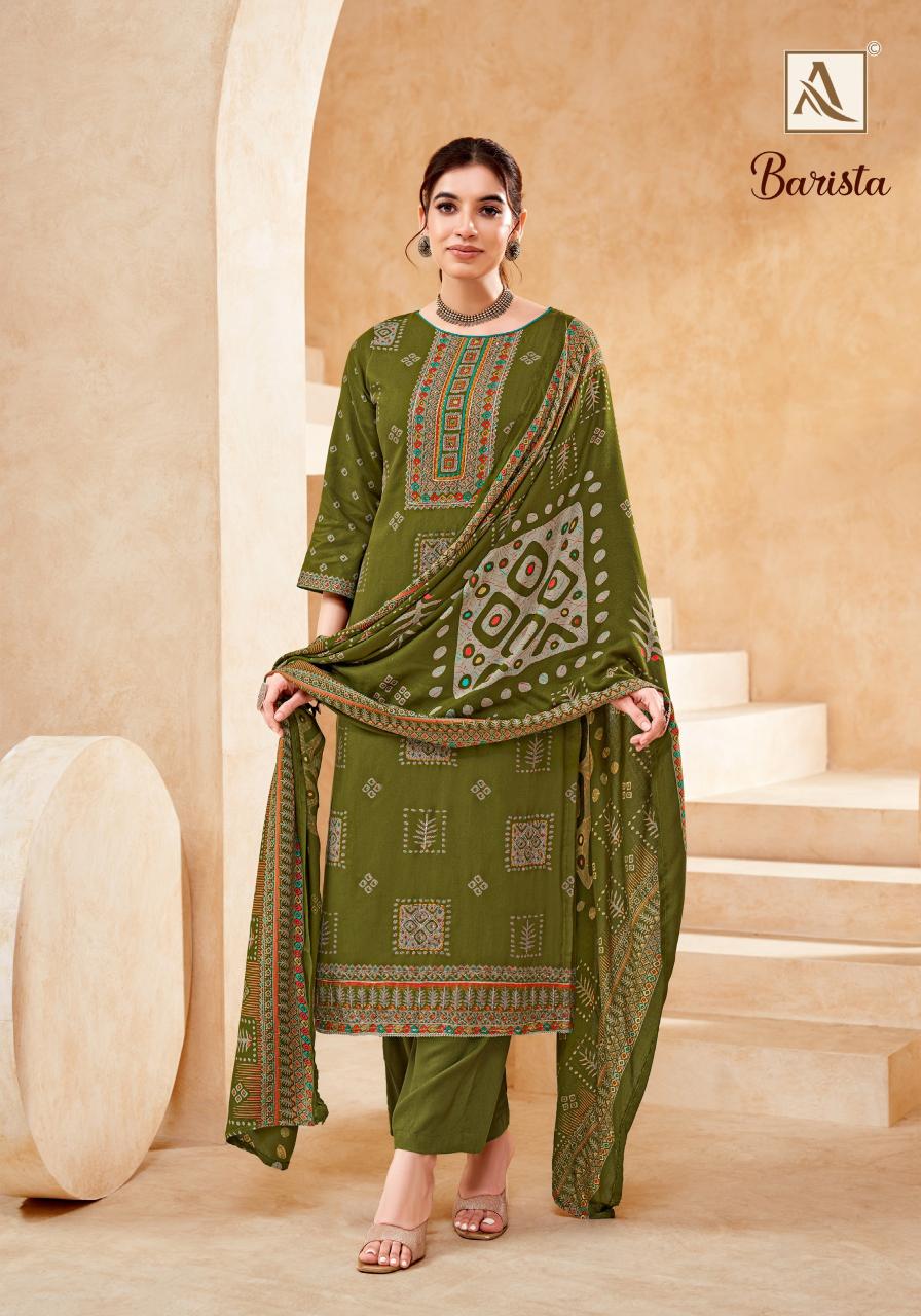 Alok Barista catalog wholesale ladies dress material suppliers in mumbai