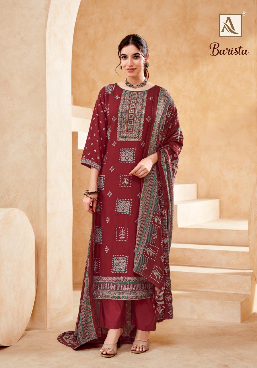 Alok Barista catalog wholesale ladies dress material suppliers in mumbai