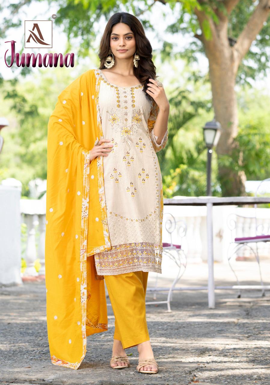 Alok Jumana catalog wholesale market for dress material in bangalore 