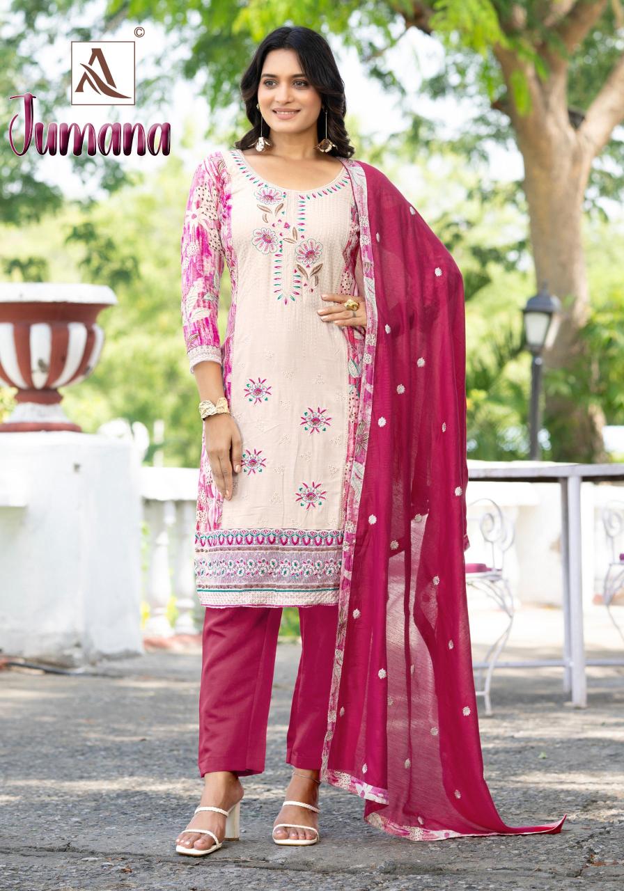 Alok Jumana catalog wholesale market for dress material in bangalore 