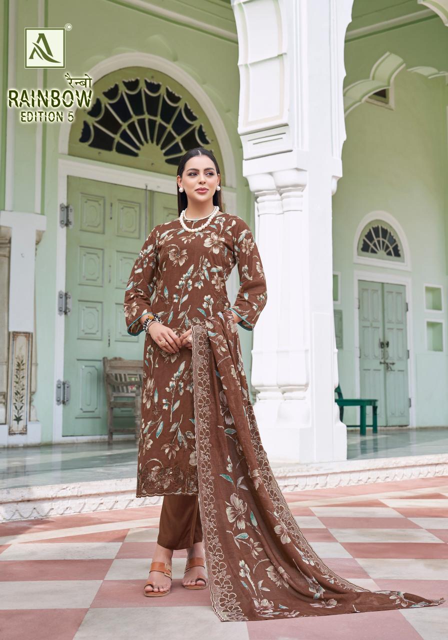 Alok Rainbow vol 5 catalog dress material wholesale