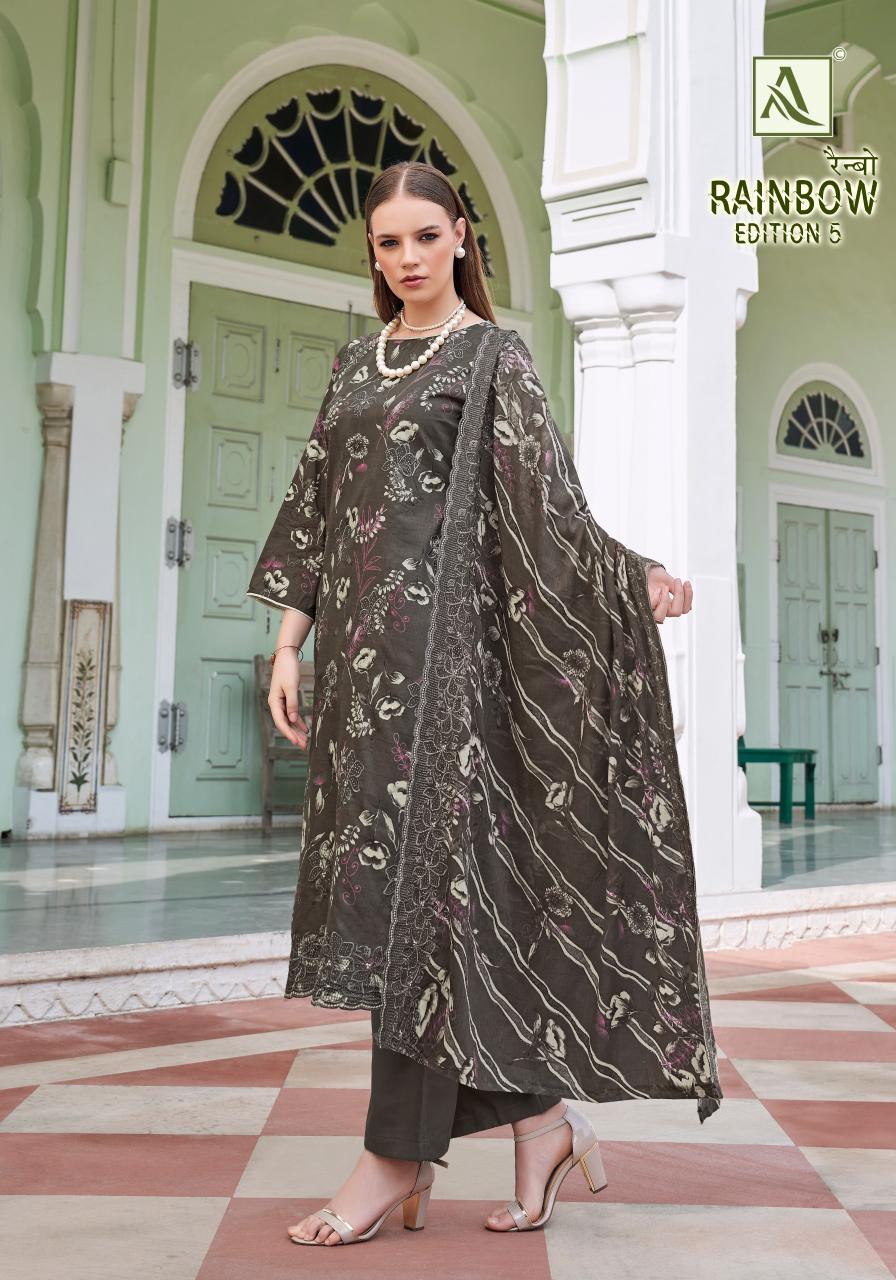 Alok Rainbow vol 5 catalog dress material wholesale
