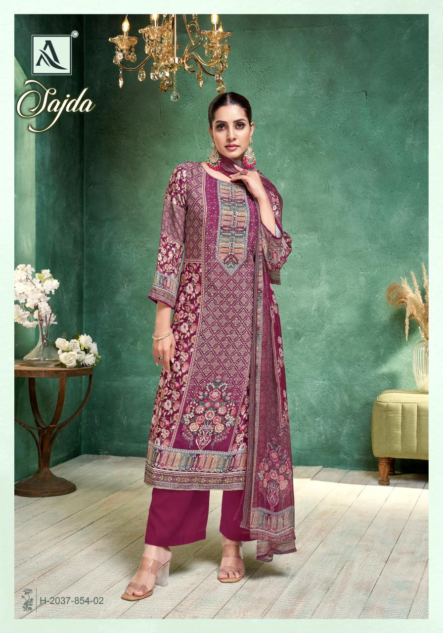 Alok Sajda catalog online wholesale dress material surat