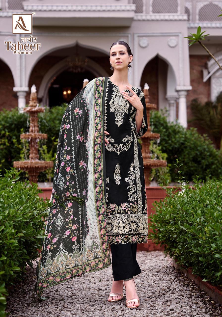 Alok Tabeer Primium catalog dress materials wholesale delhi