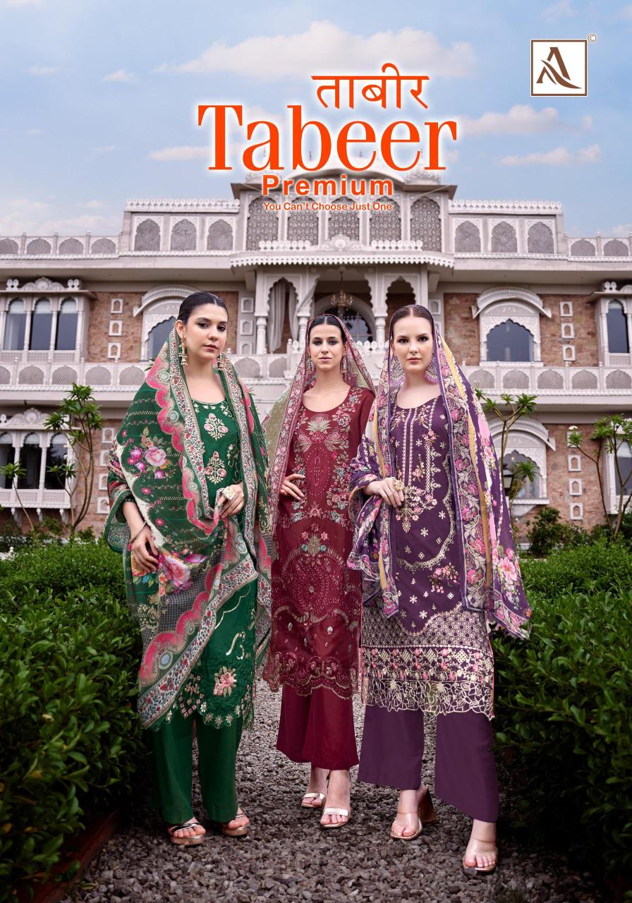 Alok Tabeer Primium catalog dress materials wholesale delhi