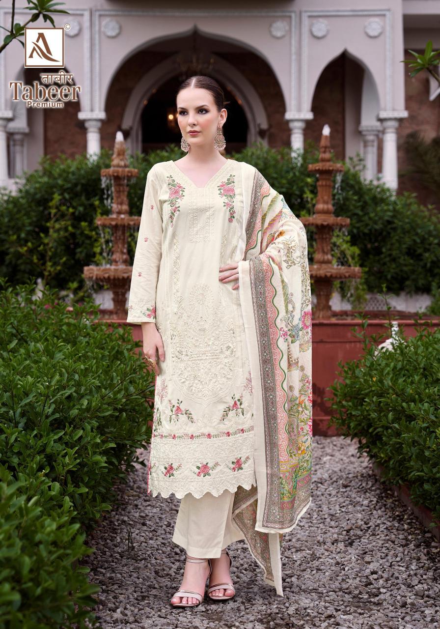 Alok Tabeer Primium catalog dress materials wholesale delhi