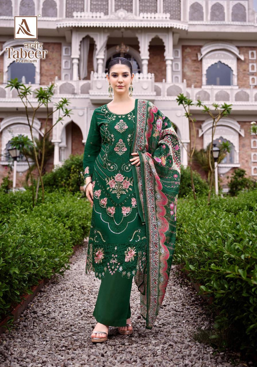 Alok Tabeer Primium catalog dress materials wholesale delhi