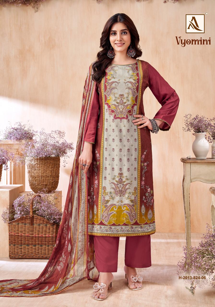 Alok Vyomini catalog wholesale dress materials in surat