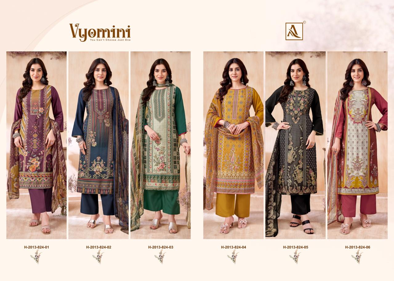 Alok Vyomini catalog wholesale dress materials in surat