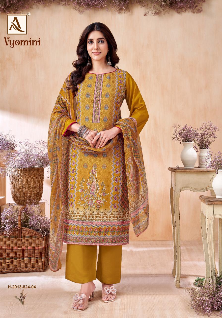 Alok Vyomini catalog wholesale dress materials in surat