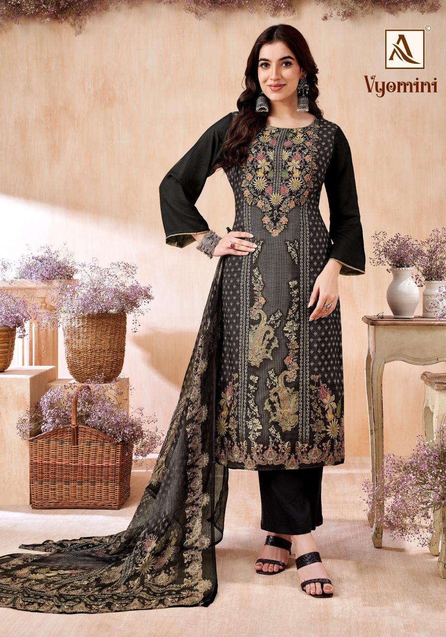 Alok Vyomini catalog wholesale dress materials in surat