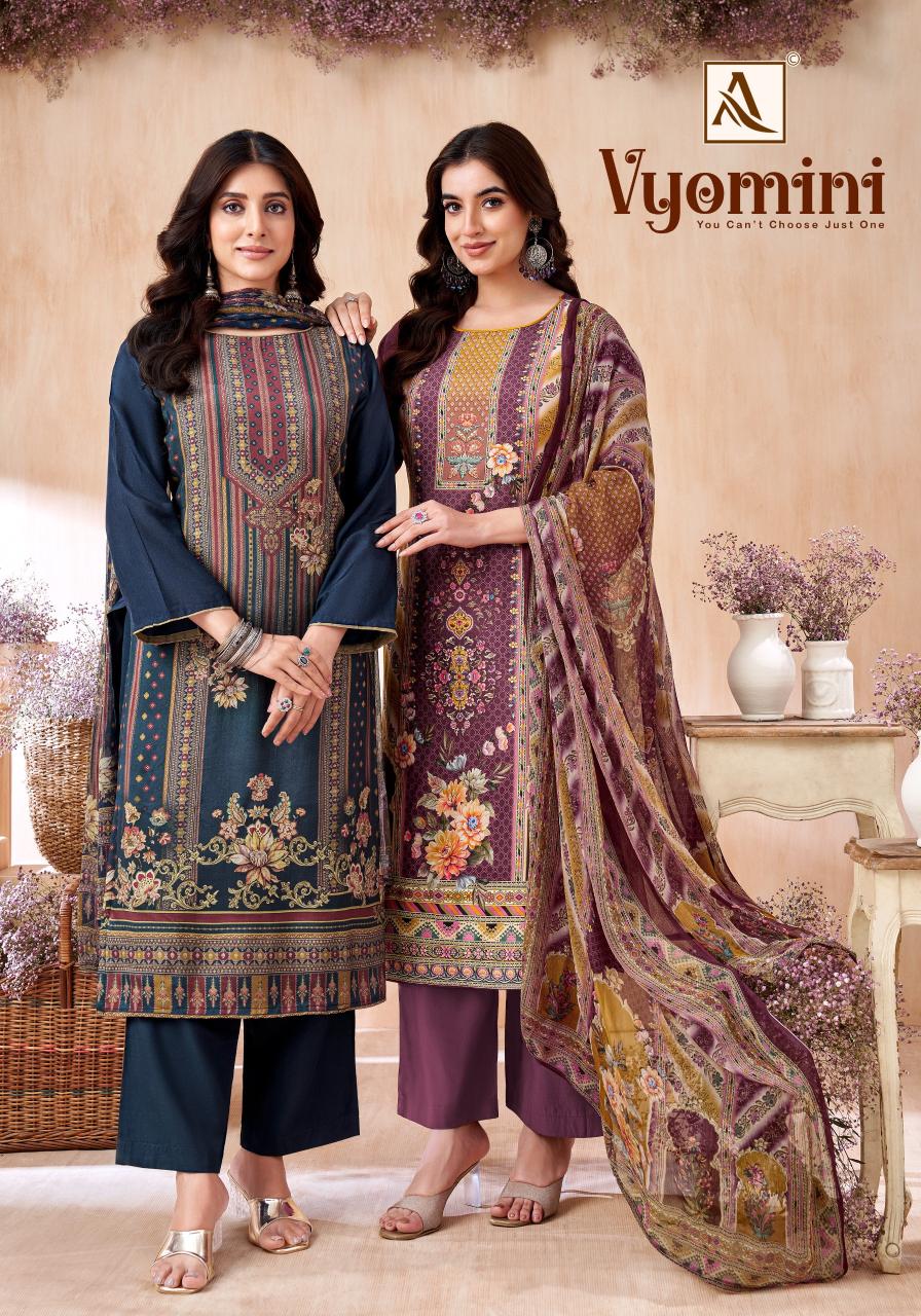 Alok Vyomini catalog wholesale dress materials in surat