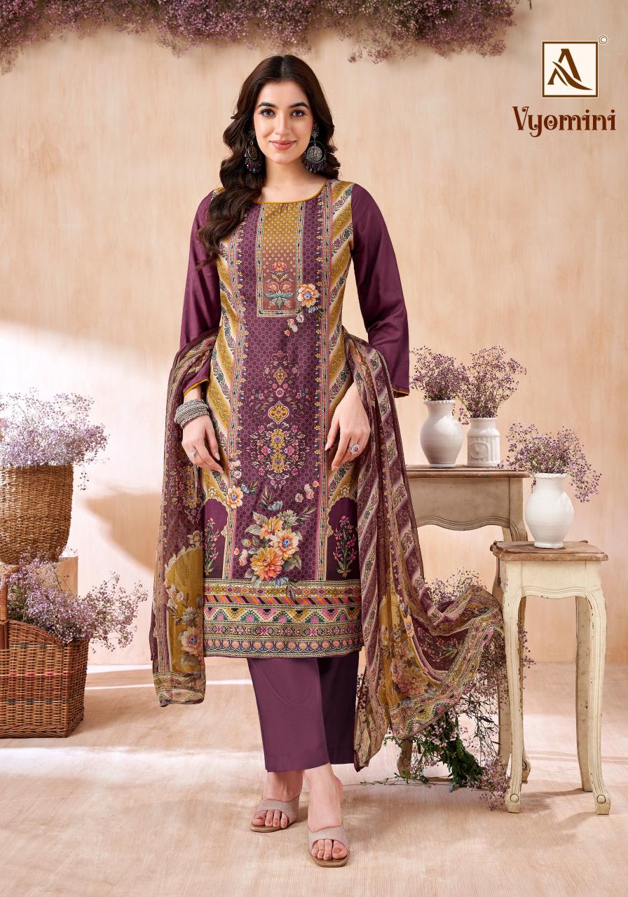 Alok Vyomini catalog wholesale dress materials in surat