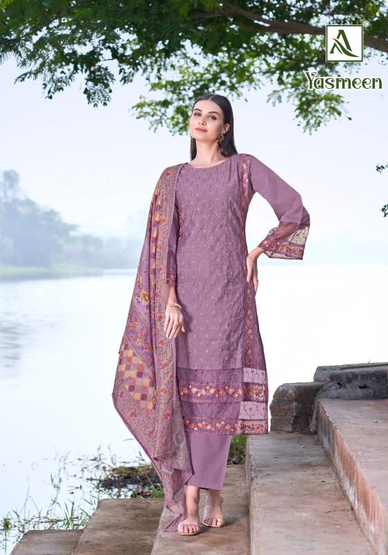 Alok Yasmeen catalog wholesale dress material online shopping in india