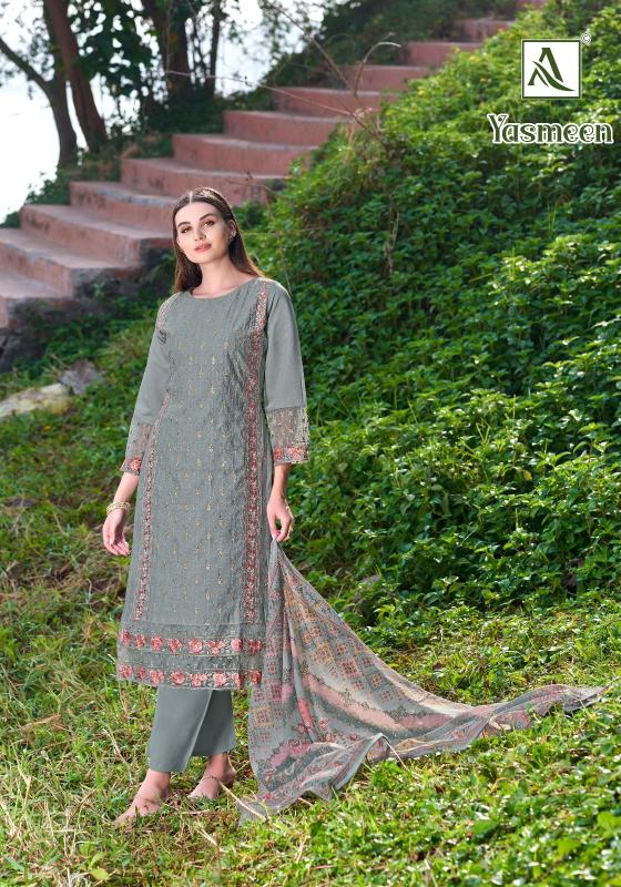 Alok Yasmeen catalog wholesale dress material online shopping in india