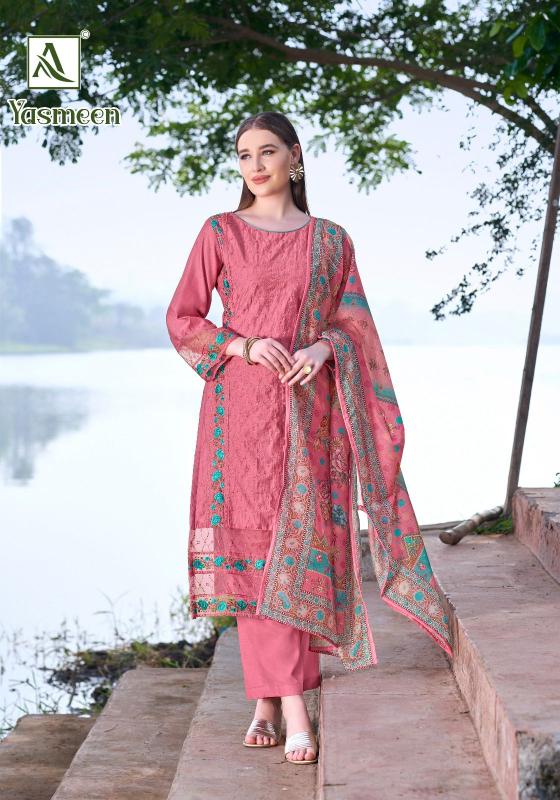 Alok Yasmeen catalog wholesale dress material online shopping in india