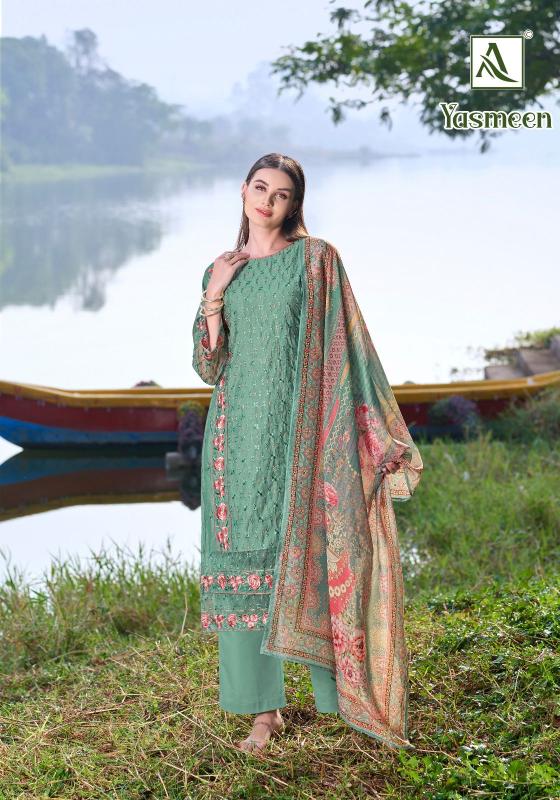 Alok Yasmeen catalog wholesale dress material online shopping in india