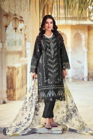 Alzohaib Az Heena 1326 To 1327 catalog Chiffon Dupatta wholesale pakistani suits in chennai