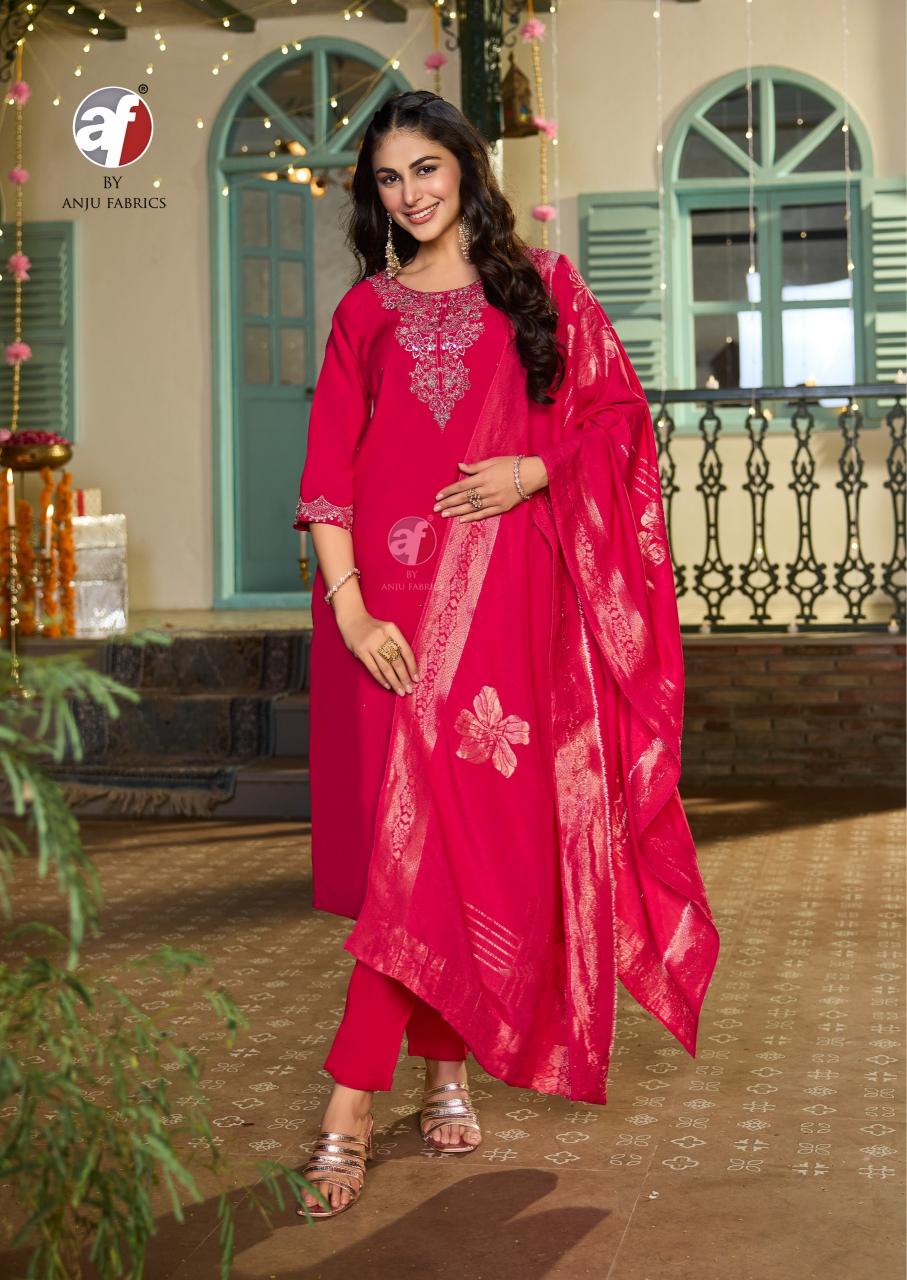 Anju Fabrics Shararat vol 9 catalog designer kurti wholesaler