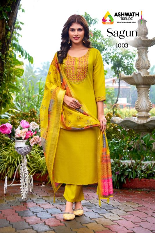 Ashwath Sagun catalog kurti surat fabrics