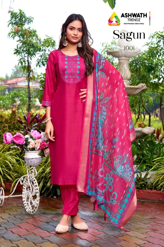 Ashwath Sagun catalog kurti surat fabrics