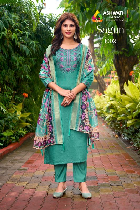Ashwath Sagun catalog kurti surat fabrics