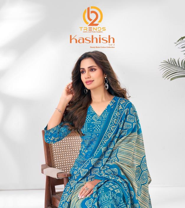 B2 Kashish Vol-2 – Kurti Pant With Dupatta - Wholesale Catalog