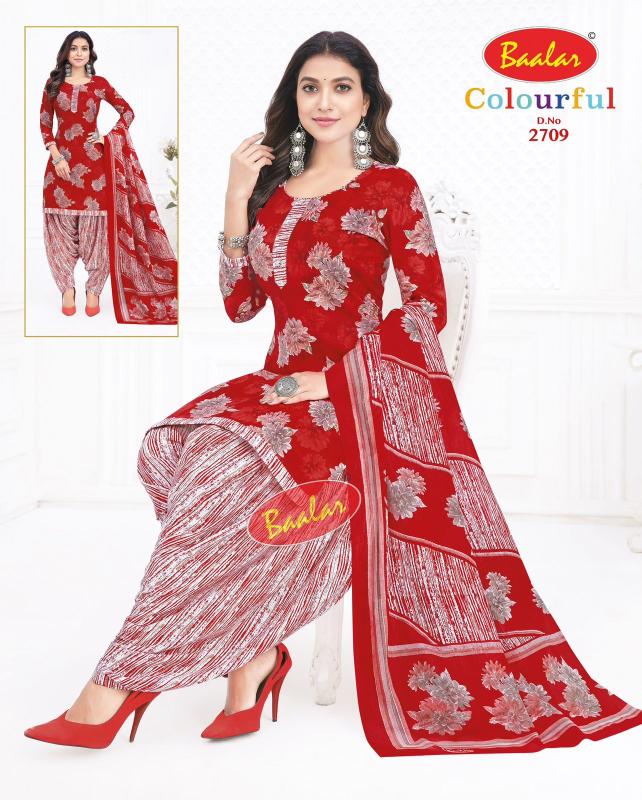 Baalar Colourful Vol-27 - Dress Material - Wholesale Catalog