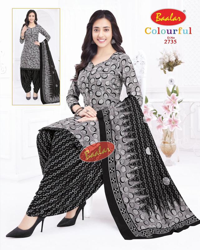 Baalar Colourful Vol-27 - Dress Material - Wholesale Catalog